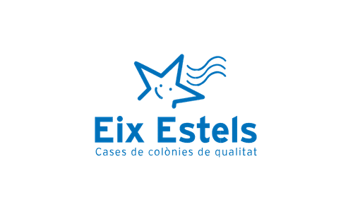 Logotipo de Eix Estels, casas de colonias de calidad