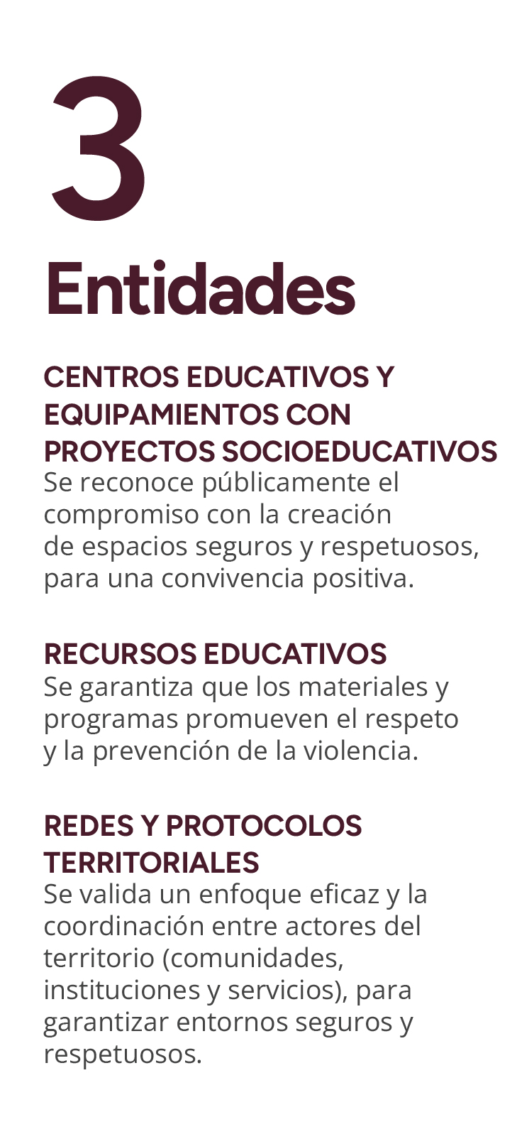 Pestaña alargada para diseño responsive que describe qué otro tipo de entidades pueden obtener el certificado PDA
