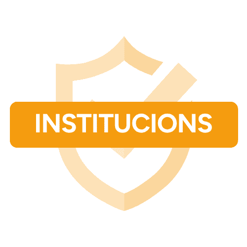 Insígnia que correspon a la certificació per a institucions