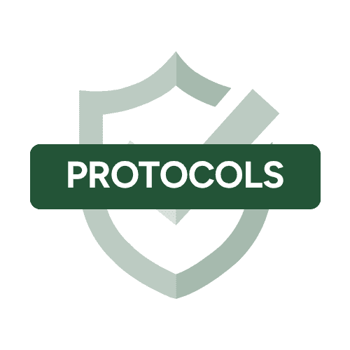 Insígnia que correspon a la certificació per a protocols